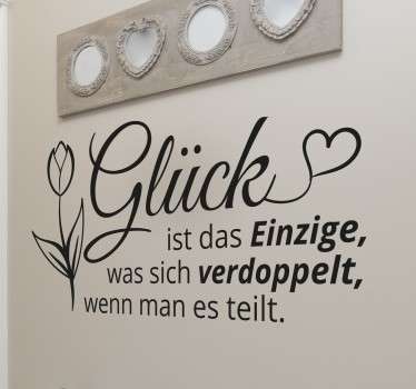Get Glueck ist das einzige was sich verdoppelt wenn man es teilt englisch Free