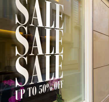 Shop Sales shop window sticker - TenStickers