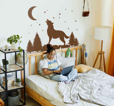 Hoofdeinde sticker coyote - TenStickers