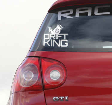 Drift king car vinyl decal - TenStickers