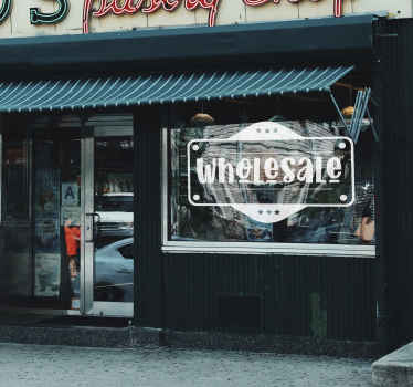 Wholesale shop window decal - TenStickers