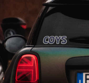 COYS car vinyl sticker decal - TenStickers