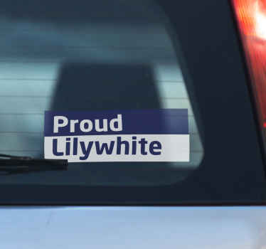 Lilywhites football decal - TenStickers