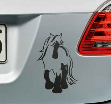 Gypsy horse wild animal sticker - TenStickers