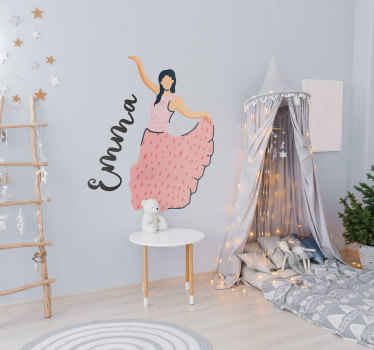 Gypsy girl people wall decal - TenStickers