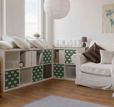 Abstract fireflies pattern bug furniture decal - TenStickers