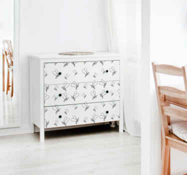 Lineart fireflies bug sticker - TenStickers