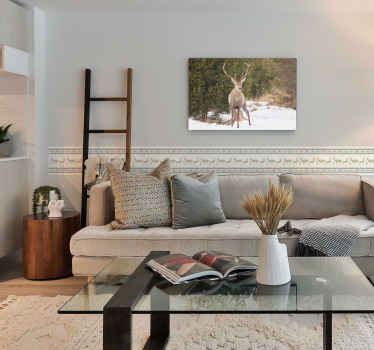 Autocollant avec des illustrations de rennes - TenStickers