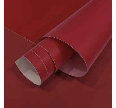 Adhésif meuble couleur rouge cerise - TenStickers