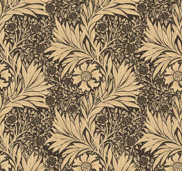 Sticker meuble style vintage fleurs - TenStickers