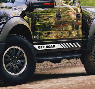 Off road stripes car decal - TenStickers