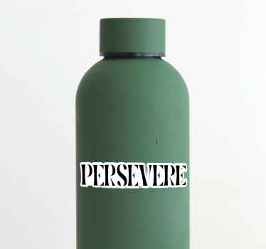 Persevere motivational wall sticker - TenStickers
