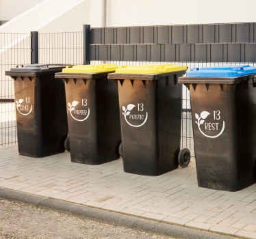 Container stickerpakket klikosticker - TenStickers