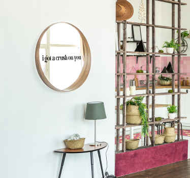 'I got a crush on you' sticker - TenStickers