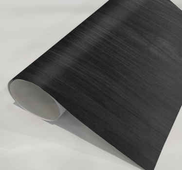 Adhésif meuble effet bois noir - TenStickers