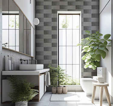 cement met patroon tegel sticker - TenStickers