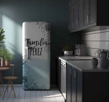 Vinilo para frigorífico dibujo personalizado - TenVinilo