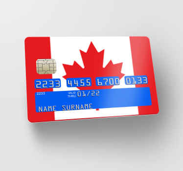 Sticker Drapeau Drapeau canadien - TenStickers