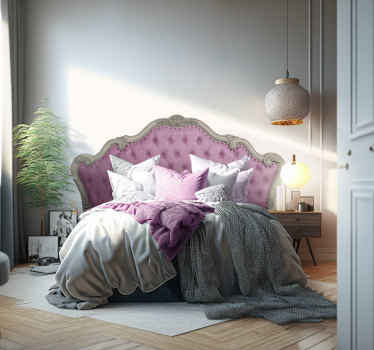 Sticker tête de lit capitonné doux - TenStickers