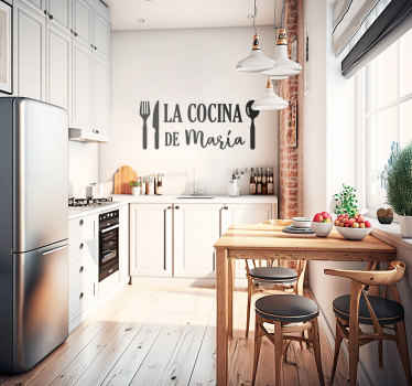 Adhesivo hogar personalizable la cocina de - TenVinilo