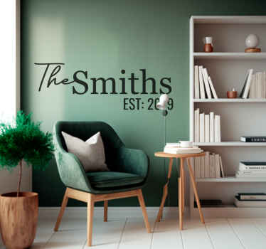 姓氏自定义贴纸 - TenStickers