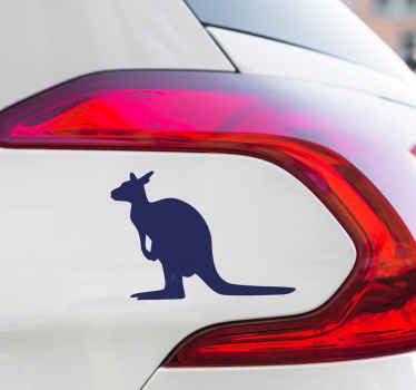Kangaroos wild animal sticker - TenStickers