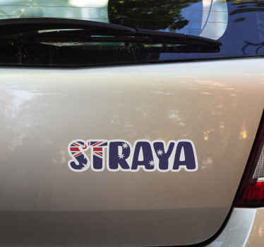 Straya flag car vinyl decal - TenStickers