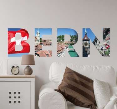 Adesivo murale Berna - TenStickers
