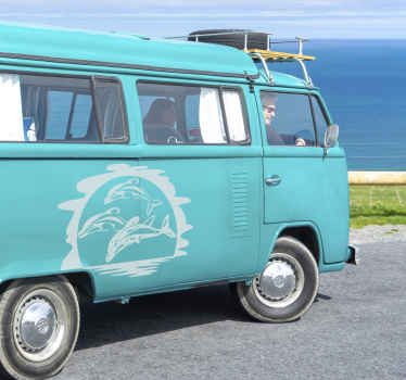 Wohnmobil Aufkleber Tier Delphine Design - TenStickers