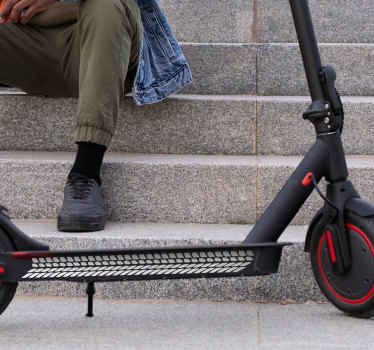 Scooter Aufkleber im schlichten Design - TenStickers