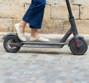 Scooter Aufkleber Marmor Muster weiß - TenStickers