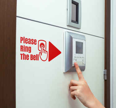 Sisäpuhelin merkki kyltti tarra - Tenstickers