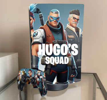 Custom Squad video game ps5 sticker - TenStickers