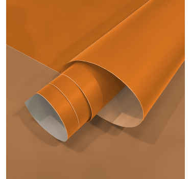 Adhésif meuble orange mat - TenStickers