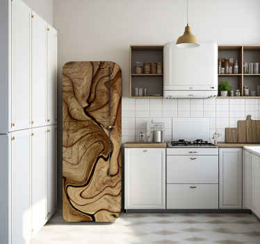 Autocolante de padrões com texturas tronco da árvore - TenStickers