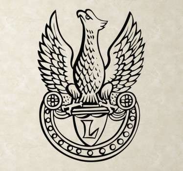 Naklejka ścienna Orzeł Godło Polski - TenStickers