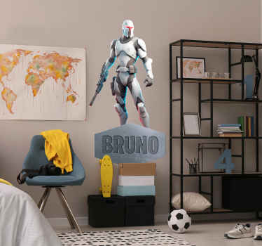 电子游戏贴纸 网络战士 - TenStickers