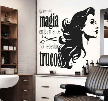 Vinilo pared "Quien tiene magia" - TenVinilo