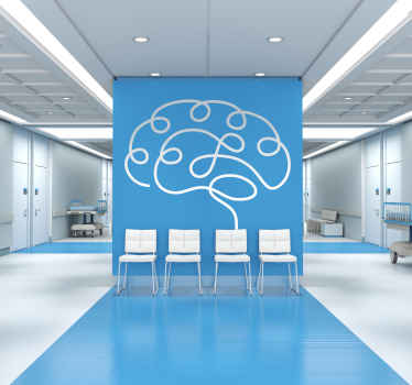 Wandtattoo Gesundheit das Gehirn - TenStickers