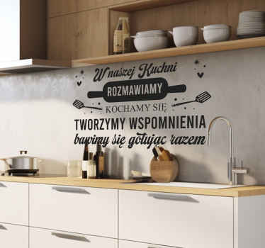 Naklejka na ścianę Tworzymy Wspomnienia - TenStickers