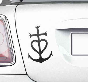 Autocollant voiture symbole Camargue - TenStickers