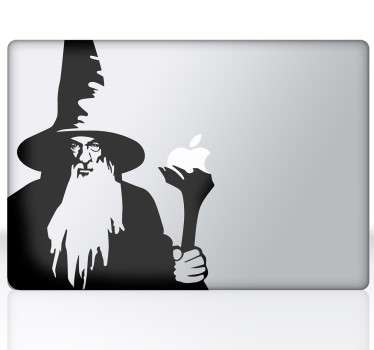 És fã da saga Senhor dos Anéis? Perfeito, porque temos um autocolante para portátil com a fantástica imagem do feiticeiro branco, Gandalf.