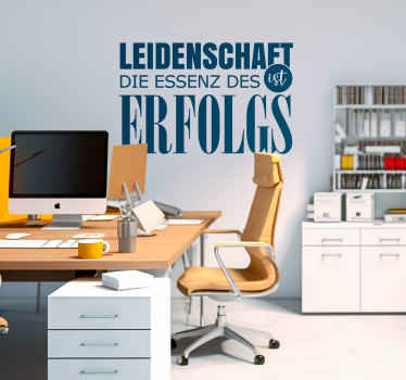 Wandtattoo Motivation Kraftstoff für Erfolg - TenStickers