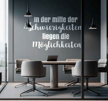 Wandtattoo "Chancen sind überall um uns herum" - TenStickers