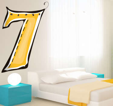 Nalepka številka 7 - TenStickers