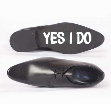 Adesivo matrimonio yes i do - TenStickers