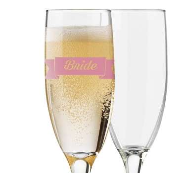 Vinilo decorativo bride - TenVinilo