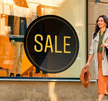 商业贴纸 圆形促销 - TenStickers