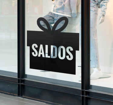 Autocolante Promoções caixa de presente - TenStickers