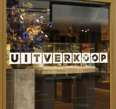 uitverkoop pleinen Decoratie sticker aanbiedingen - TenStickers
